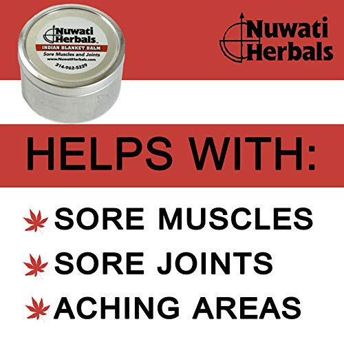 Healing Balm Massage for Sore Muscles and Joints – Nuwati Herbals Indian Blanket Balm – Sweet Smelling Warmth with Cinnamon, Cloves, Camphor, Menthol, 4 Ounces Nuwati HerbalsAu supplements
