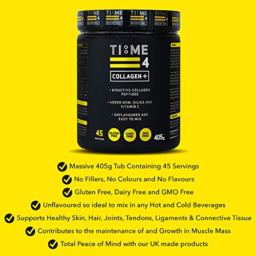 Time 4 Collagen + 45 Servings – Pure Hydrolysed Collagen Powder for Women & Men Time 4 NutritionAu supplements