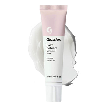 Glossier Balm Dotcom Hydrating Lip Balm - Universal Salve, Up to 12Hr Moisture - Lanolin, Beeswax & Castor Oil for Dry Lips, Cuticles & Skin - Original, Clear Fragrance-Free, 15ml GlossierAu supplements
