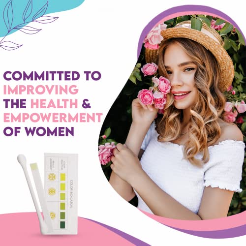Ecoblossom Vaginal pH Test Strips for Women - Check pH Balance - Monitor Bacterial Vaginosis EcoBlossomAu supplements