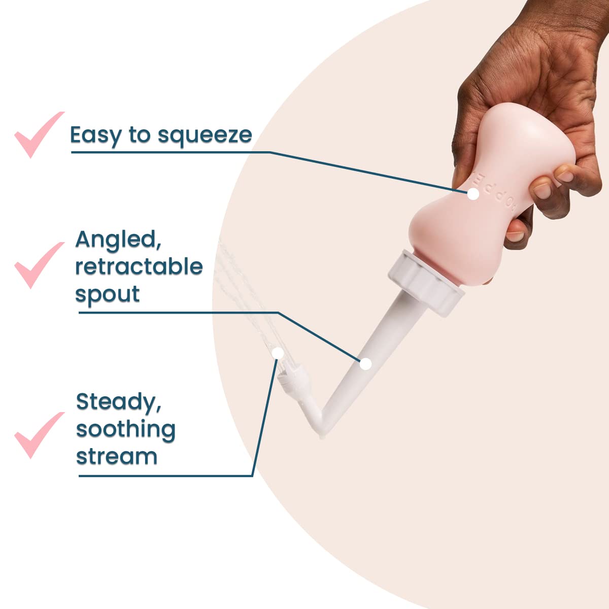 Popped Peri Bottle for Postpartum Care | Portable Bidet | Spray Bottle for Pain Relief, Tears POPPEDAu supplements