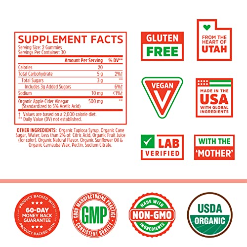 Zhou Nutrition Apple Cider Vinegar Gummies with The Mother, ACV Detox & Cleanse Zhou NutritionAu supplements