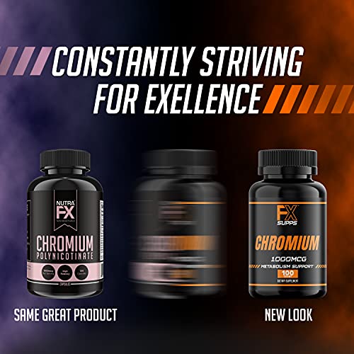 FX Supps Chromium Polynicotinate 1000 mcg (100 Capsules) Weight Management Supplements FXSUPPSUS supplements