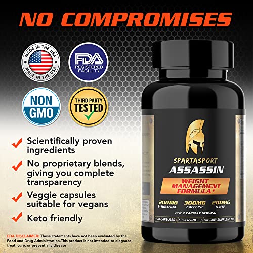 Spartasport Assassin Weight Management Formula - Weight Loss Pills for Women Men SpartasportUS supplements