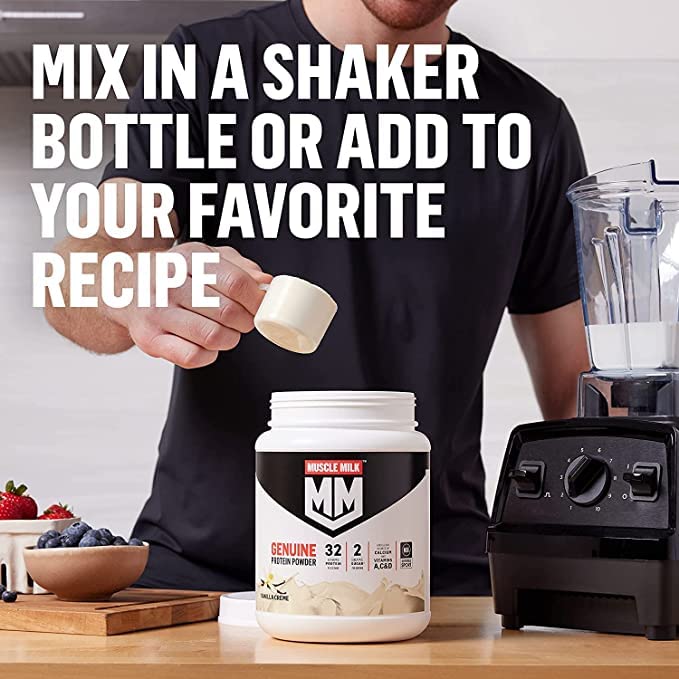 Muscle Milk Genuine Protein Powder, Cookies 'N Crème, 1.93 Pounds, 12 Servings Muscle MilkAu supplements