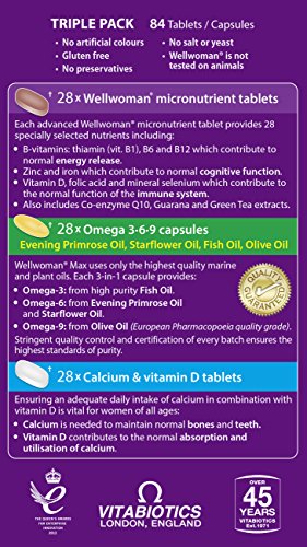 Vitabiotics Wellwoman Max, 84 Capsules VitabioticsUS supplements