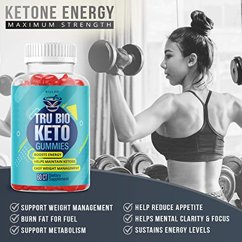 Rillvo TruBio Keto ACV Gummies - Advanced Formula Tru Bio (60 Gummies), fewnt RillvoAu supplements