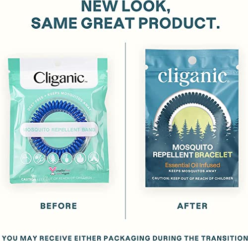 Cliganic 50 Pack Mosquito Repellent Bracelets, DEET-Free Bands, Individu CliganicAu supplements