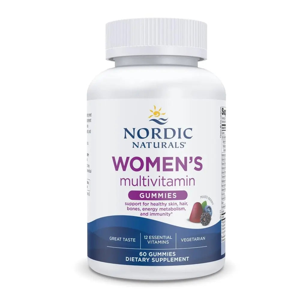 Nordic Naturals Women's Multivitamin Gummies, Mixed Berry - 60 Gummies - Support for Healthy Skin, Hair Nordic NaturalsAu supplements