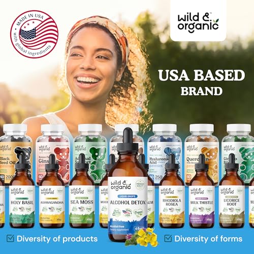 Wild & Organic Alcohol Detox Supplement - Liver Cleance & Repair Formula - Anti Alcohol Wild & OrganicAu supplements