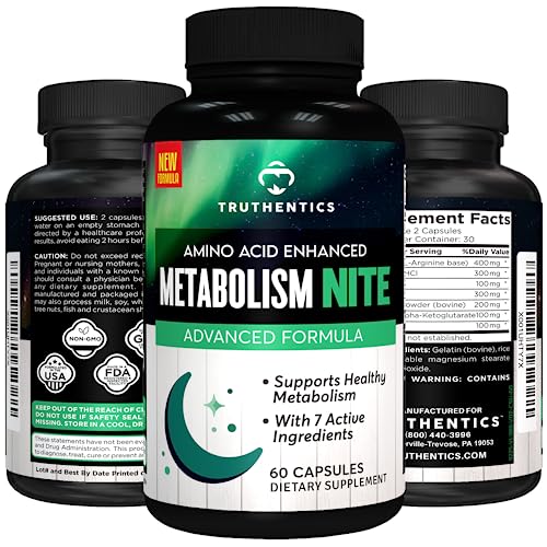 TRUTHENTICS Night Metabolism Booster for Men & Women - Night Time Fat Burner TRUTHENTICSAu supplements