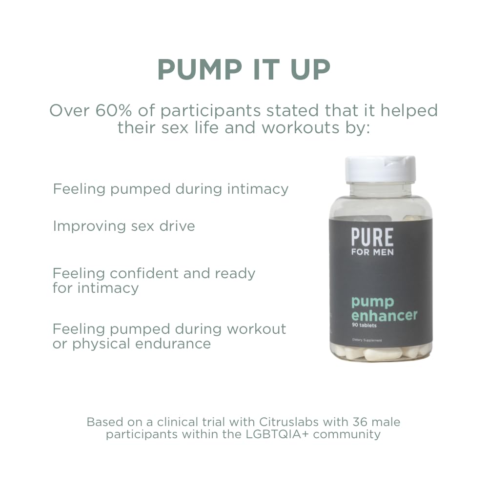 Pure for Men Pump Enhancer | Pre Workout Supplement for Muscle Pump, Stamina Pure for MenAu supplements