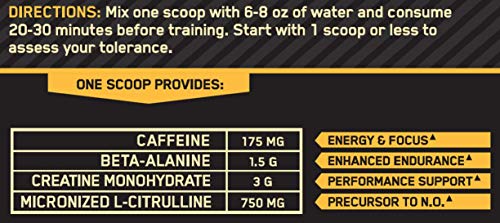 Optimum Nutrition Gold Standard Pre-Workout with Creatine, Beta-Alanine, and Caffeine Optimum NutritionAu supplements