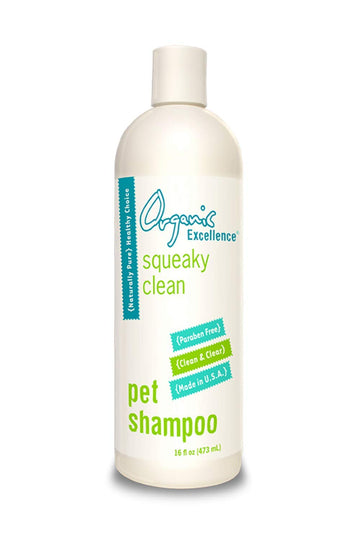 Organic Excellence Mild Dog Shampoo, Great for All Pets: Dogs, Puppies, Cats, Horses, Formulated for Sensitive Skin, Made with Aloe and Nourishing Botanicals - 16oz Organic ExcellenceAu supplements