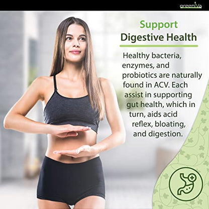 GreenIVe ACV Drops Apple Cider Vinegar Tincture with The Mother Weight Management GreenIVeUS supplements
