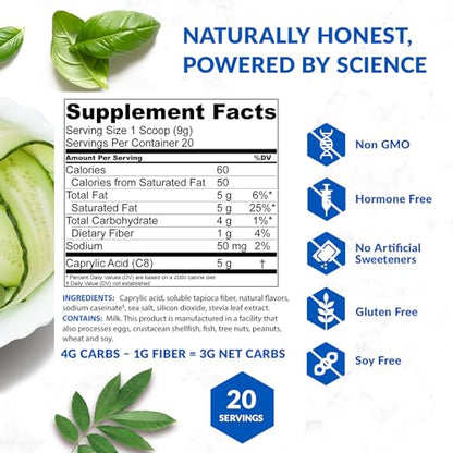 BioTrust Keto Elevate – Pure C8 MCT Oil Powder – Ketogenic Diet Supplement & Paleo BioTrustUS supplements