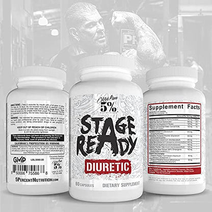 5% Nutrition Stage Ready Diuretic | Extra Strength Competition Diuretic | Fast Acting Weight 5% NutritionUS supplements
