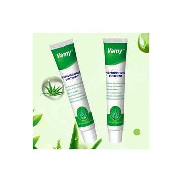 vamy Hemorrhoid Ointment (2 x 20g Tubes), 40g - Maximum Strength Formula for Hemorrhoidal Fast Relief, Soothes Itching, Burning & Discomfort vamyAu supplements