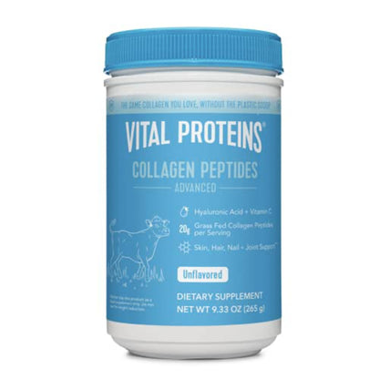 Vital Proteins Collagen Peptides Powder, 9.33 oz Unflavored + 15 oz Vanilla Plant Protein Vital ProteinsUS supplements