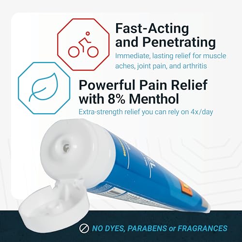 Stopain Pain Relief Gel 3oz USA Made, Max Strength Fast Acting with MSM, Glucosamine, Menthol for Arthritis, Lower Back Sciatica, Knee, Neck, HSA FSA Approved Topical Analgesic Products StopainAu supplements