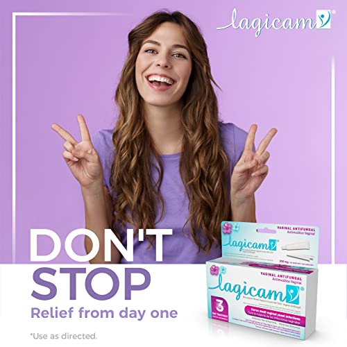 Lagicam Vaginal Yeast Infection, Antifungal 3 Day Miconazole Nitrate Treatment Cream, Relief for Itching LAGICAM VAu supplements