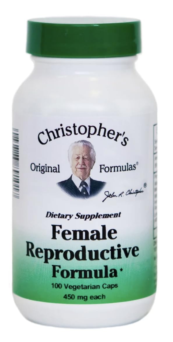 Dr. Christopher’s Female Health Bundle | Female Reproductive, Hormonal Changease & Wheat Germ Oil | 3-Bottle Herbal Support Pack | 100 Veg Capsules Each | USDA Organic Dietary Supplements GenericAu supplements