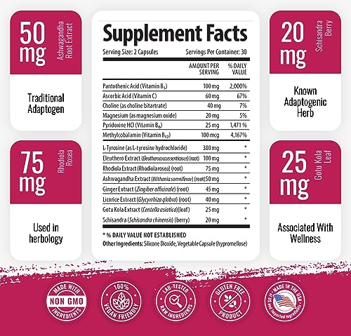 1 Body Adaptogen Complex Supplement with Ashwagandha 1 BodyUS supplements