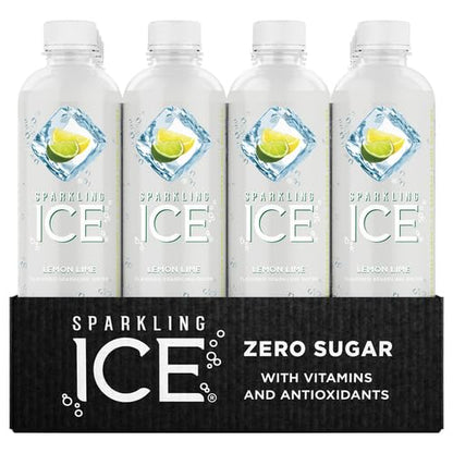 Sparkling Ice, Lemon Lime Sparkling Water, Zero Sugar Flavored Water, with Vitamins Sparkling ICEUS supplements