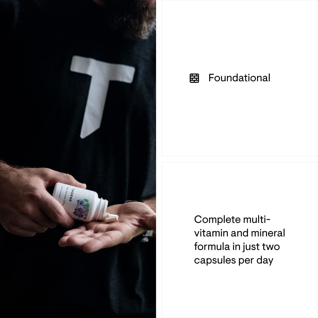THORNE Basic Nutrients 2/Day - Comprehensive Daily Multivitamin with Optimal Bioavailab THORNEUS supplements