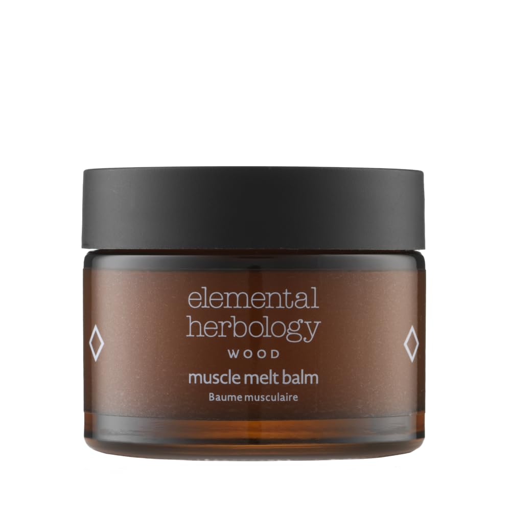 Elemental Herbology Muscle Melt Body Balm 1.7 fl oz – Warming with Ginger, Ho Wood & Turmeric – Comforting Botanical Treatment for Massage & Post-Activity Relaxation Elemental HerbologyAu supplements