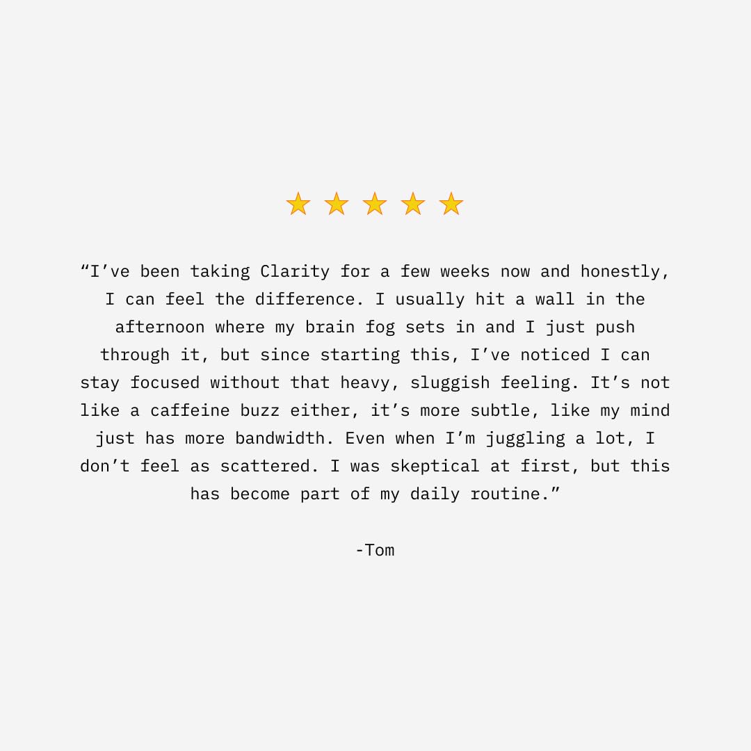 Mikra Clarity Nootropic Focus Drink Mix - Daily Cognitive & Calm Support Formula with Citicoline, Lion’s Mane & L-Theanine - Calm Drink Mix & Focus Aid for Energy and Clarity - 14 Single-Serve Sachets MikraAu supplements