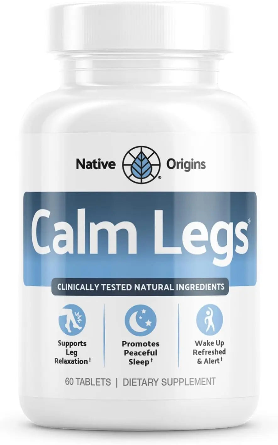 Calm Legs Natural for Natural Itching, Crawling, Tingling and Agitated Leg with Iron, Magnesium, and Valerian Root (60 Tablets)… Calm LegsAu supplements
