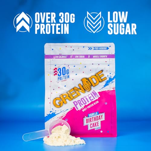 Grenade Protein Powder, Whey Protein Blend with 30g Protein per Serving, High Protein, Low Sugar GrenadeAu supplements