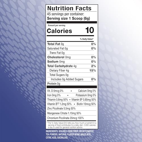FIBER UP, Delicious Prebiotic Soluble Fiber Supplement, Very Berry Tea, 45 Servings. FIBER UPUS supplements