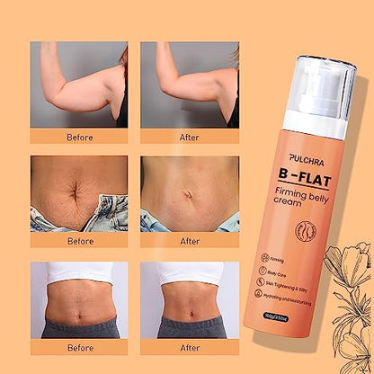 Pulchra B Flat Belly Firming Cream, Skin Tightening Cream for Cellulite, Firming and Tightening PulchraUS supplements