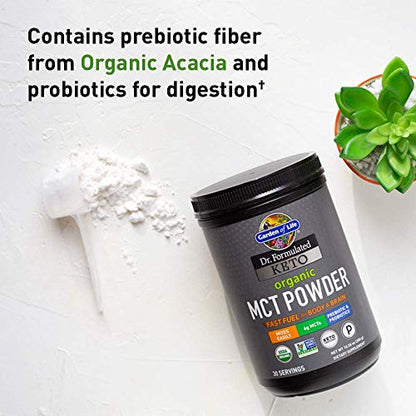 Garden of Life Dr. Formulated Keto Organic MCT Powder - 30 Servings, 6g MCTs Garden of LifeUS supplements