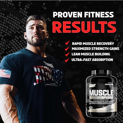 Nutrex Research Whey Protein Powder, Vanilla Muscle Infusion Whey Isolate w/EAA Nutrex ResearchUS supplements
