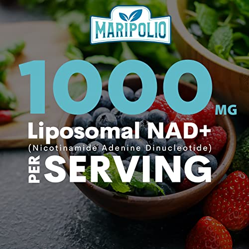 Liposomal NAD+ Supplement 1000 mg | Highest NAD Pontecy | Max Absorption | Pure NAD MaripolioAu supplements