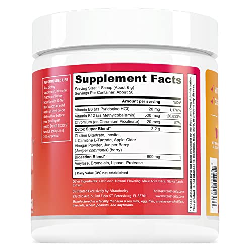 Detox Cleanse for Weight Loss and Belly Fat - Anti Bloat and Digestive Health Clean Gut VitauthorityUS supplements