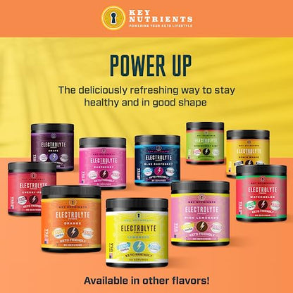 Key Nutrients Electrolytes Powder - Tropical Peach Mango Drink Mix 90 Servings KEY NUTRIENTSUS supplements