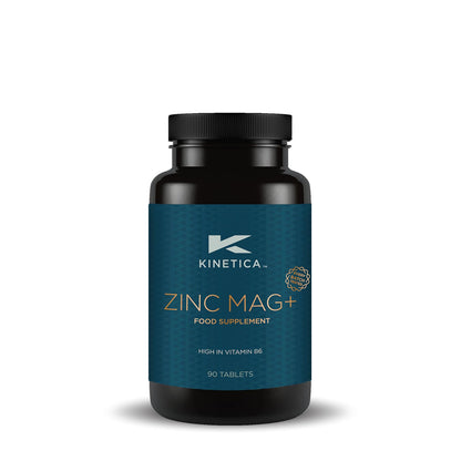 Kinetica Zinc Mg, 90 Capsules, 420 mg Magnesium, 16.5 mg Zinc Vitamins per Serve, 30 Servings. Sleep aid KineticaUS supplements