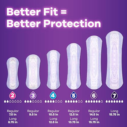 Always Discreet Adult Moderate Long Incontinence Pads, Up to 100% Leak Always DiscreetUS supplements