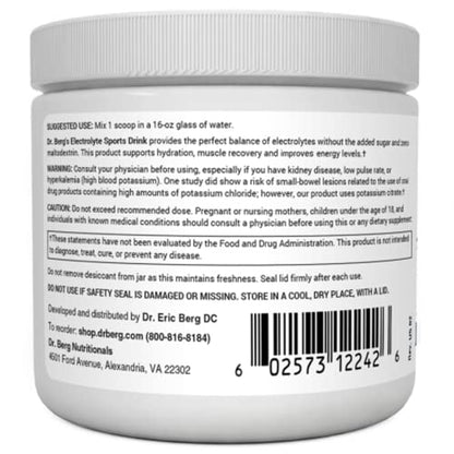 Dr. Berg's Electrolyte Sports Drink - Sugar Free Electrolyte Powder - No Maltodextrin Dr. Berg NutritionalsUS supplements