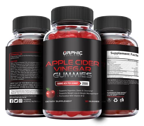 Apple Cider Vinegar Gummies with Mother- 1000mg - Supplement Formulated to Support ORPHIC NUTRITIONAu supplements