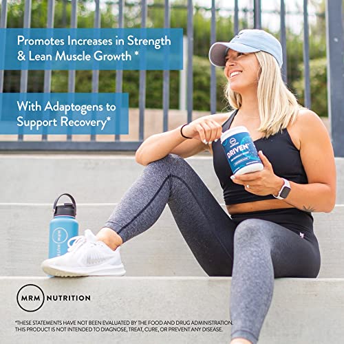 MRM Nutrition Driven Pre-Workout Powder | Strawberry Kiwi Flavored | 125mg Caffeine MRMAu supplements
