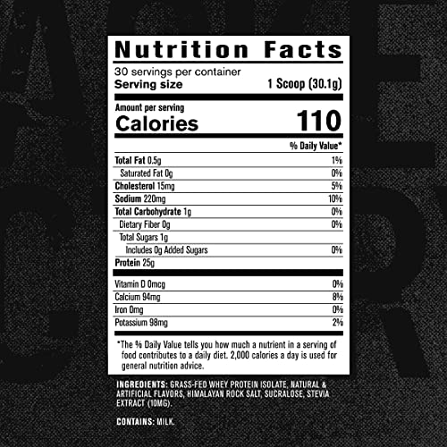 Jacked Factory Authentic ISO Grass Fed Whey Protein Isolate Powder - Low Carb Jacked FactoryUS supplements