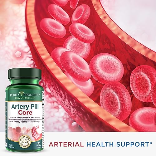 Purity Products Artery Pill Core from MK-7 Vitamin K2, Plant-Based S7 Nitric Oxide Booster Purity ProductsUS supplements