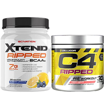 Cellucor C4 Ripped Pre Workout Powder + Fat Burner, Cherry Limeade, 30 Servings CellucorAu supplements