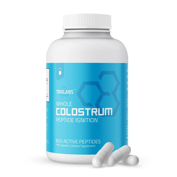 TBR Labs Pure Bovine Colostrum 180 Capsules - Antibiotic and Hormone Free - USA Source TBR LabsAu supplements