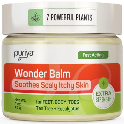 Tea Tree Oil Balm , Extra Strength, Pair Well with Jock Itch Cream, Spray, Athletes Foot PuriyaUS supplements